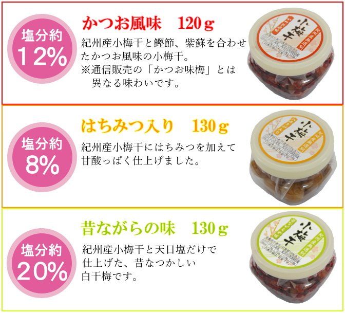 紀州産無選別小梅干